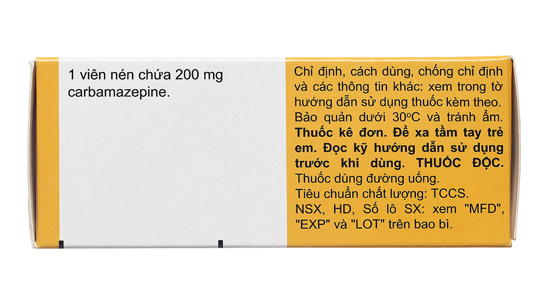 Tegretol 200 trị động kinh, đau dây thần kinh