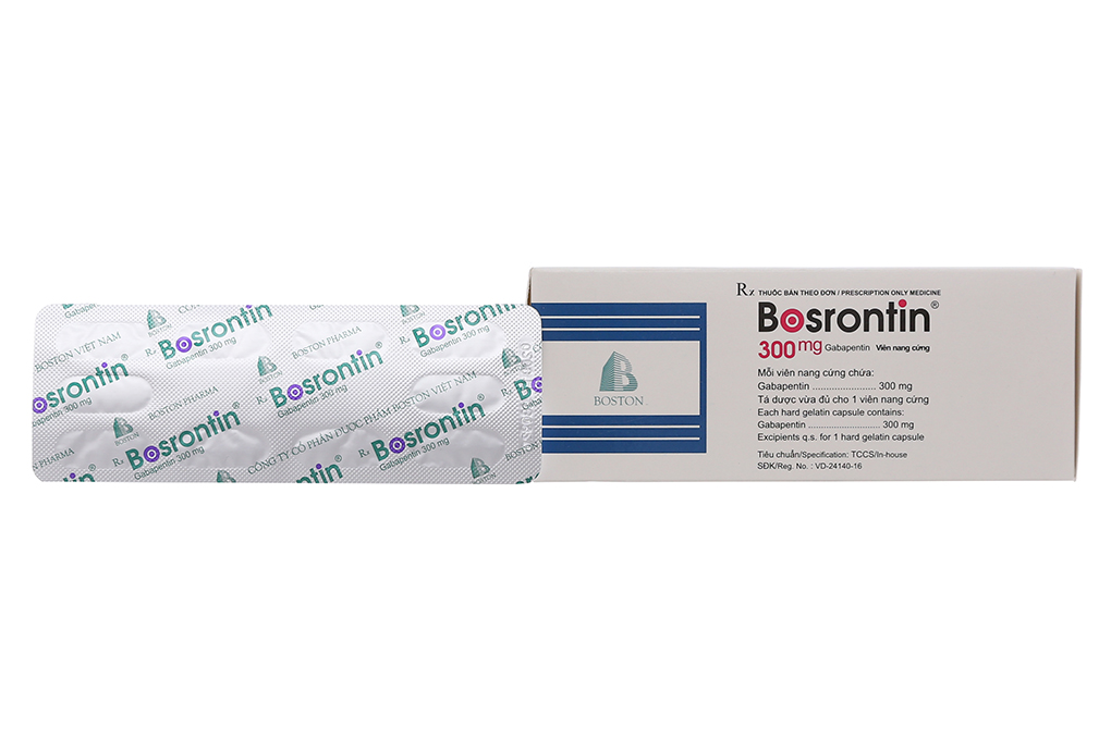 Thuốc trị động kinh Bosrontin 300mg công dụng và cách dùng
