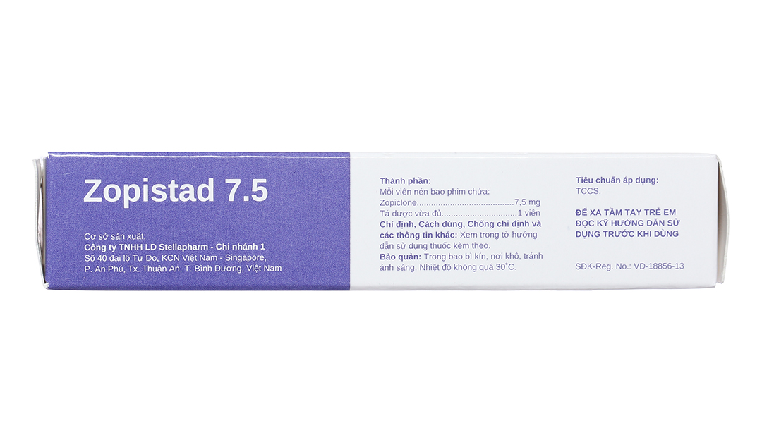 Hiệu quả của thuốc ngủ zopistad 7.5 và liều lượng chính xác