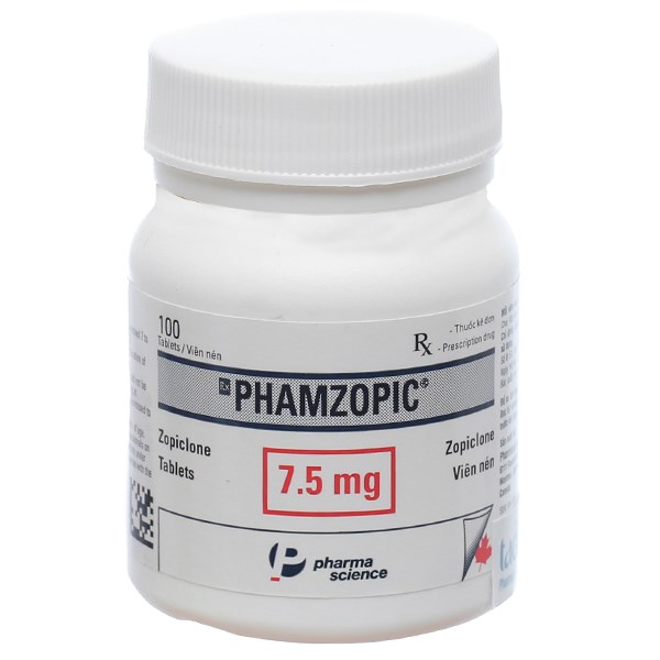 Phamzopic 7.5mg trị rối loạn giấc ngủ