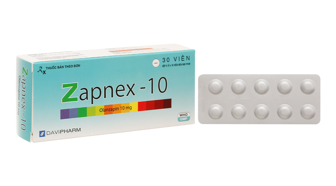 Zapnex-10 trị tâm thần phân liệt, rối loạn lưỡng cực