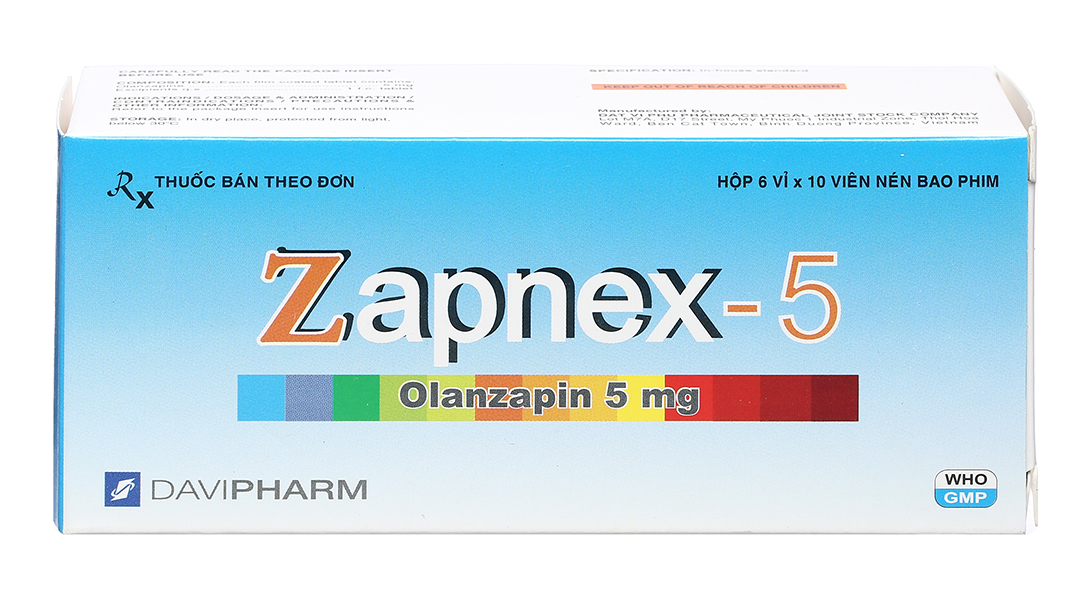 Zapnex-5 trị tâm thần phân liệt, rối loạn lưỡng cực
