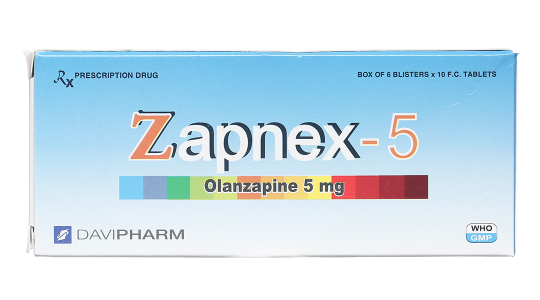 Zapnex-5 trị tâm thần phân liệt, rối loạn lưỡng cực