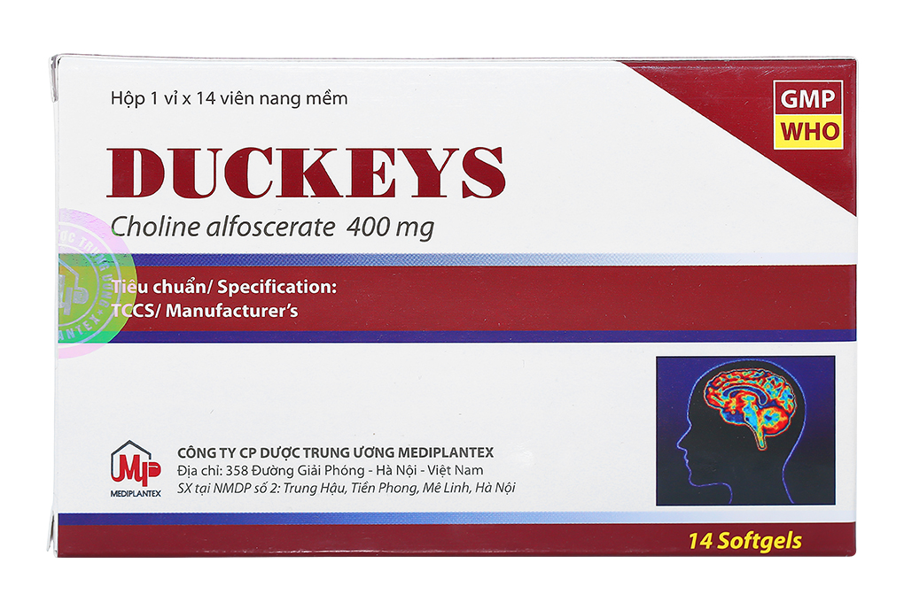 Duckeys 400mg trị sa sút trí tuệ, vận động
