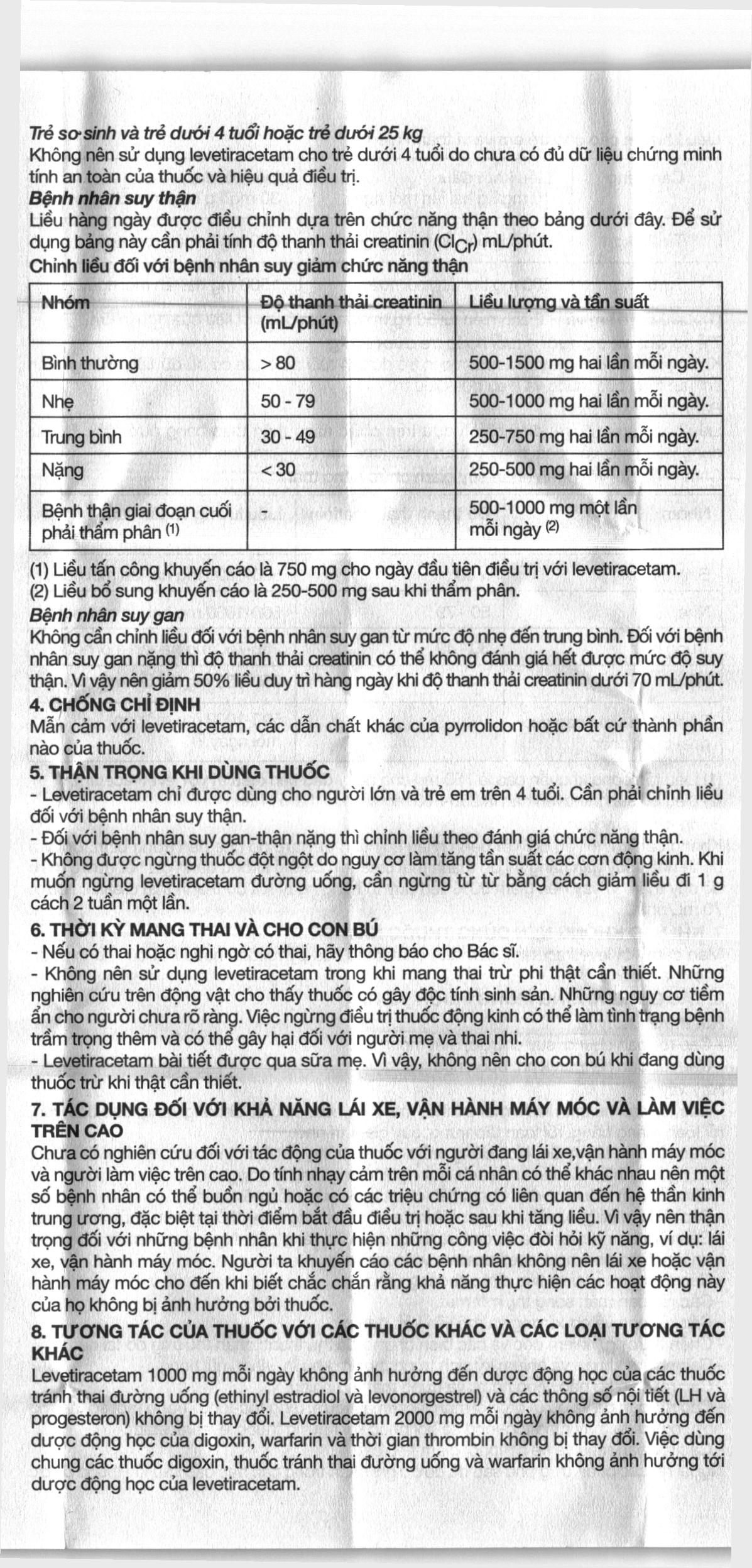 Levpiram 500mg điều trị động kinh (5 vỉ x 10 viên) - 10