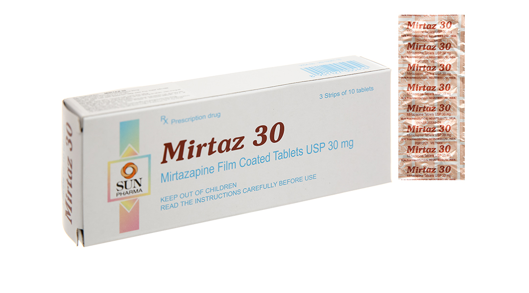 Mirtaz 30 trị trầm cảm