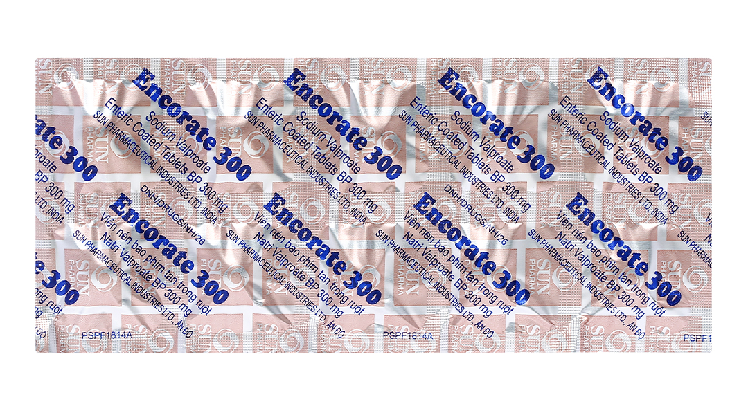 Encorate 300 trị động kinh, rối loạn lưỡng cực