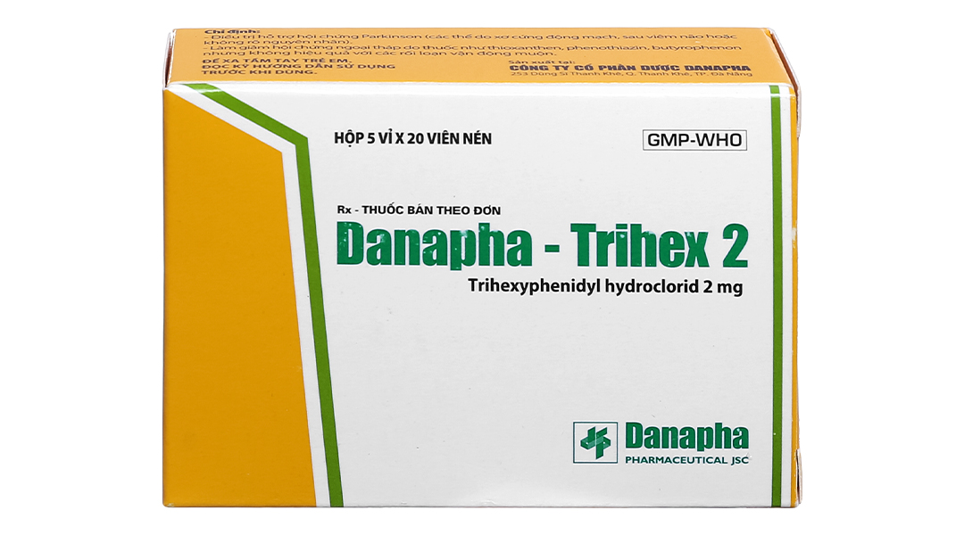 Danapha-Trihex 2 trị Parkinson