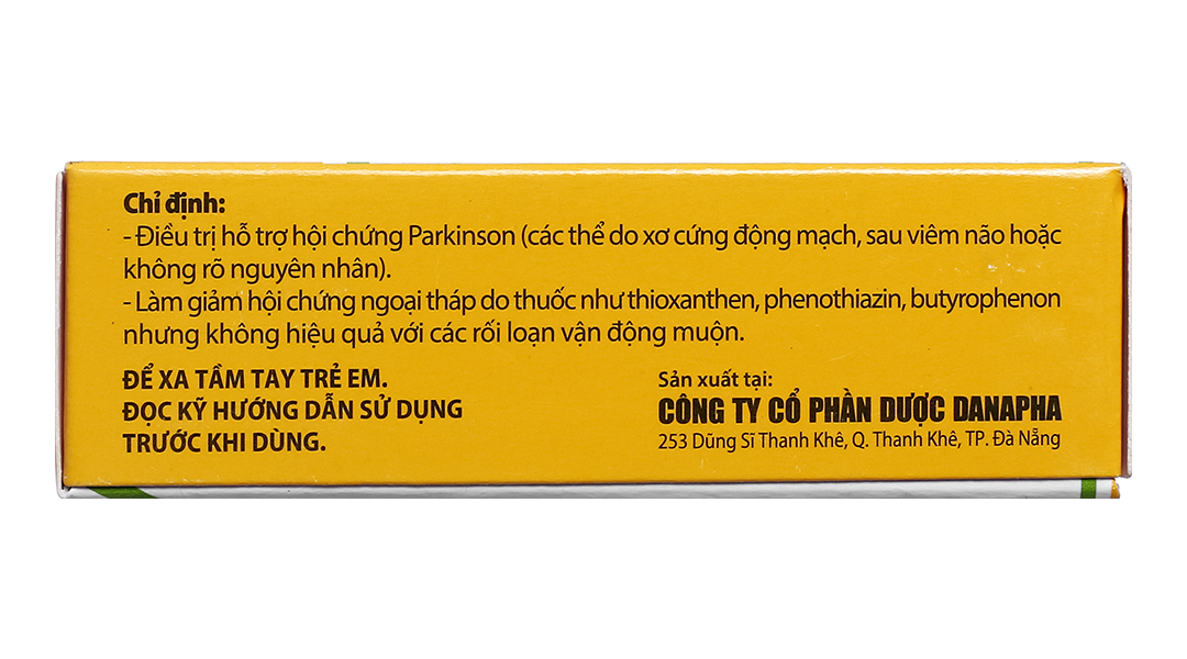 Danapha-Trihex 2 trị Parkinson