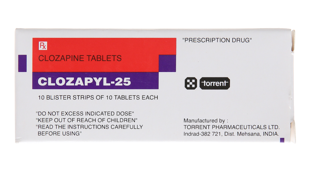 Clozapyl-25 trị tâm thần phân liệt