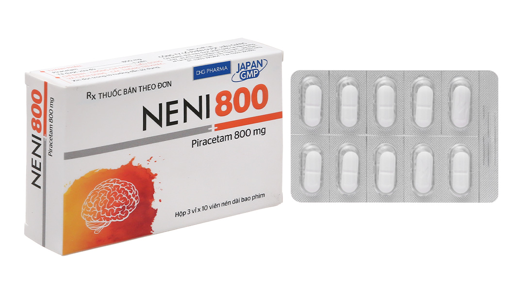 Neni 800mg trị chóng mặt, giật rung cơ