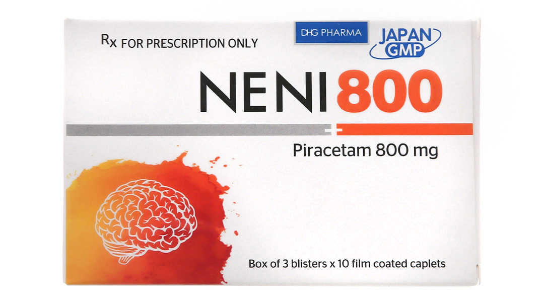 Neni 800mg trị chóng mặt, giật rung cơ