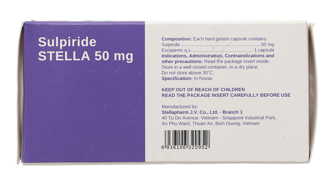 Stadpizide Stella 50mg trị tâm thần phân liệt