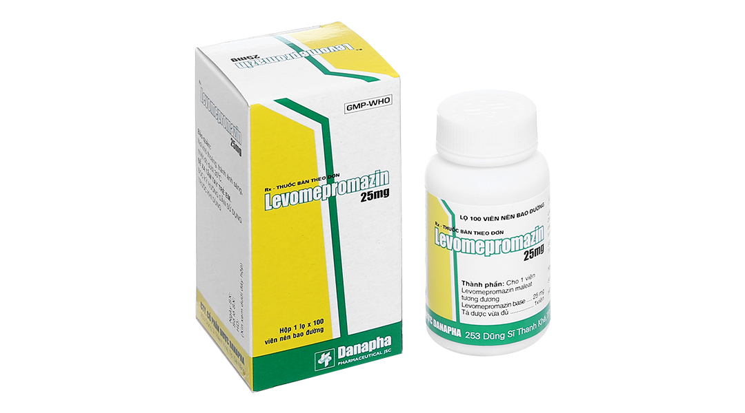 Levomepromazin Danapha  25mg trị tâm thần phân liệt