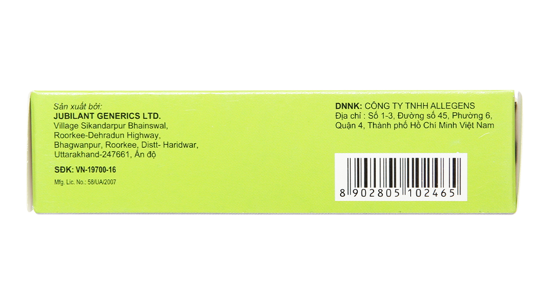 Lupilopram 10mg trị trầm cảm, rối loạn lo âu