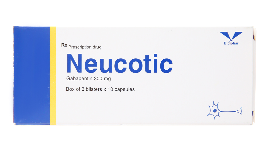 Neucotic 300mg trị động kinh, đau dây thần kinh
