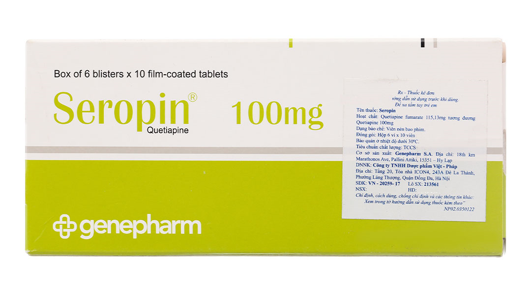 Cách sử dụng seropin 100 trị mất ngủ uống lần bao nhiêu 