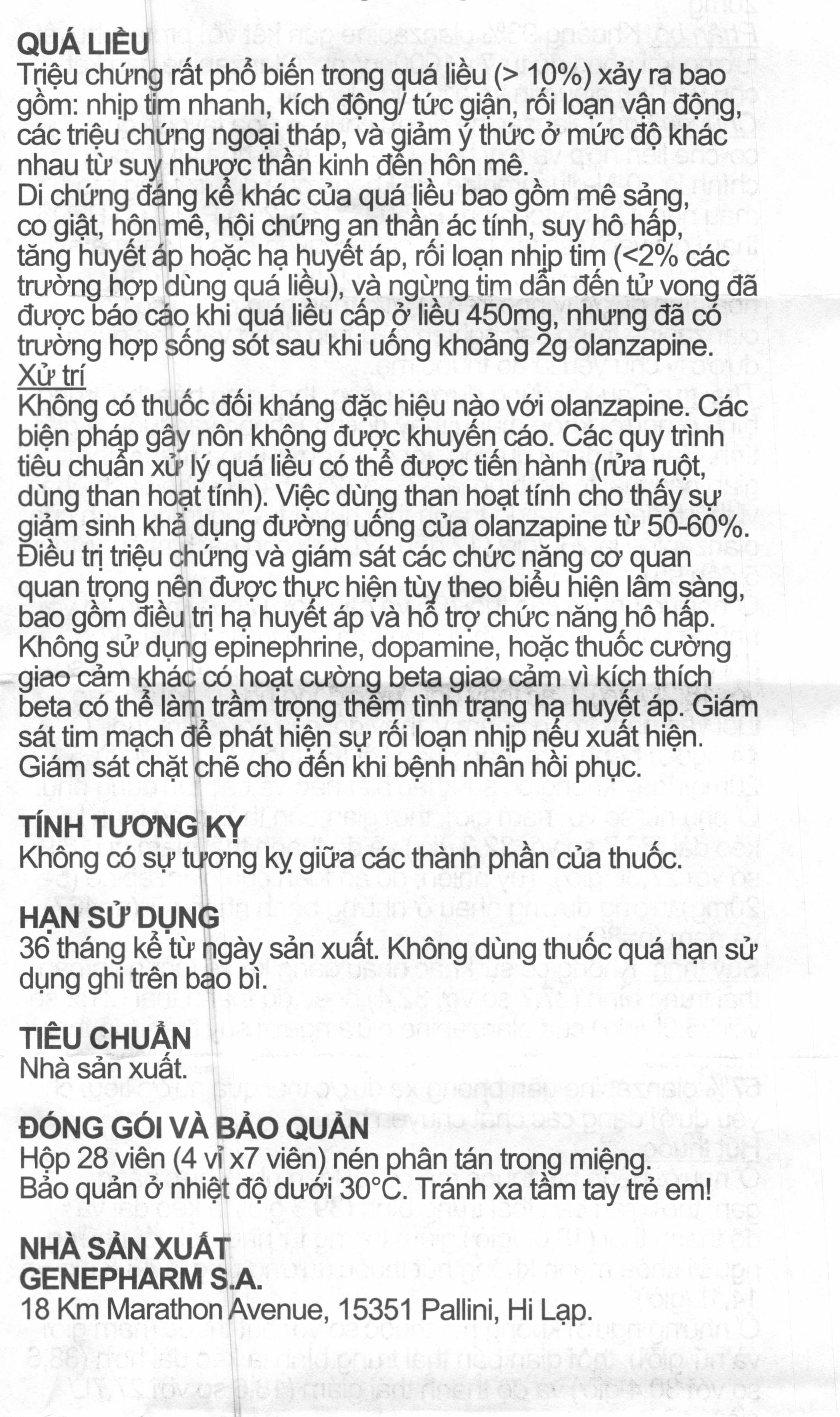 Nykob 10mg trị tâm thần phân liệt, rối loạn lưỡng cực (4 vỉ x 7 viên) - 14