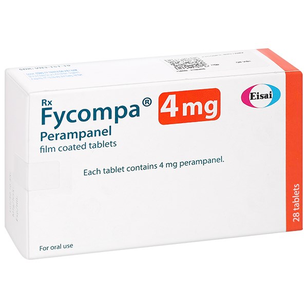 Fycompa 4mg điều trị bổ trợ cơn động kinh khởi phát cục bộ