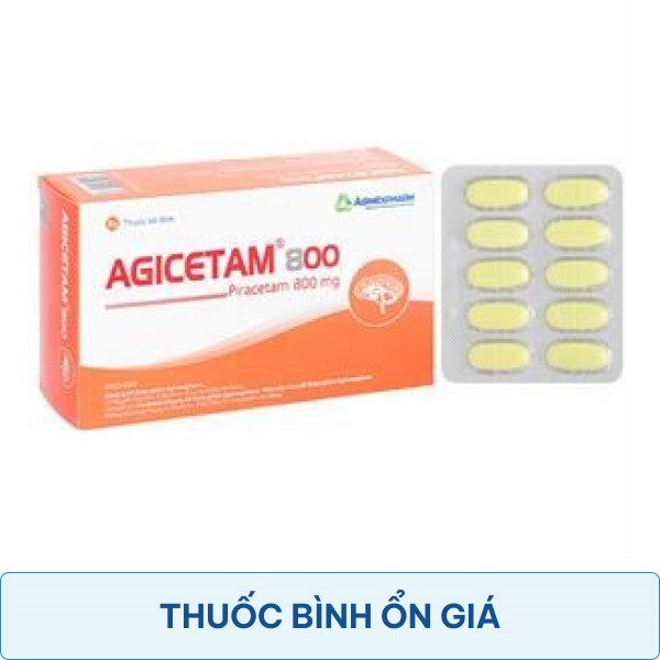 Agicetam 800 trị giật rung cơ