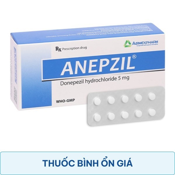 Anepzil 5mg điều trị triệu chứng suy giảm trí nhớ