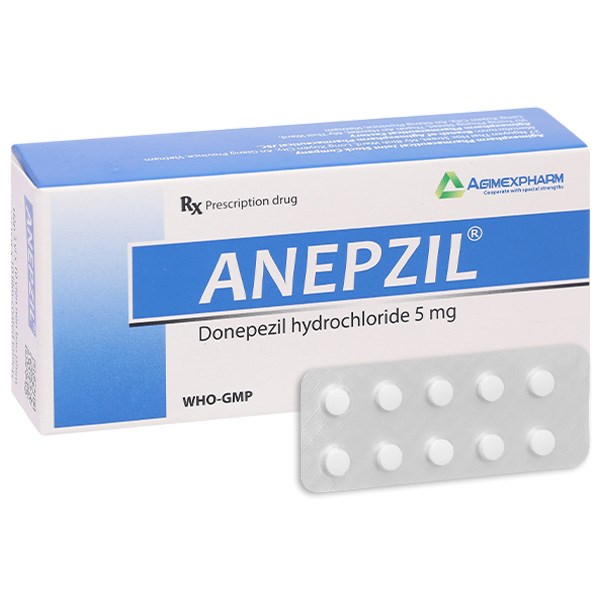 Anepzil 5mg điều trị triệu chứng suy giảm trí nhớ