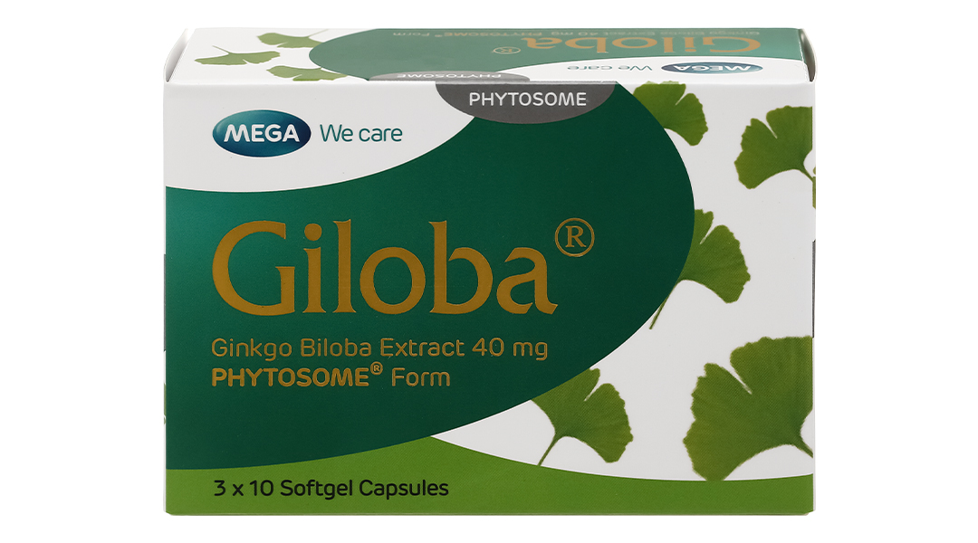 Giloba 40mg tuần hoàn máu não, cải thiện trí nhớ