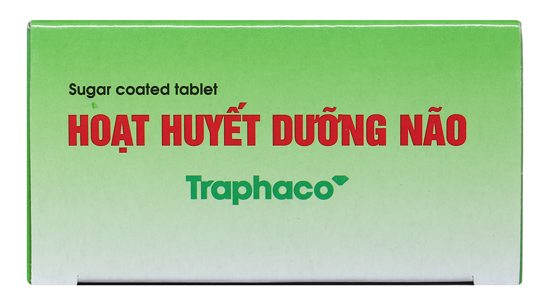 Viên bao đường Hoạt Huyết Dưỡng Não Traphaco cải thiện trí nhớ