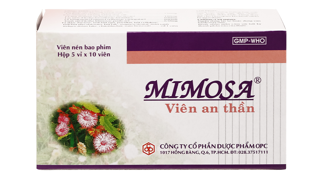 Mimosa Viên An Thần hỗ trợ trị mất ngủ, suy nhược thần kinh