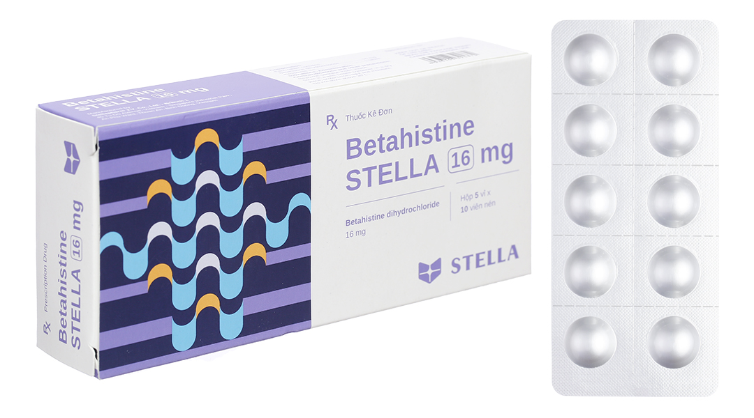 Betahistine Stella 16mg trị rối loạn thính lực
