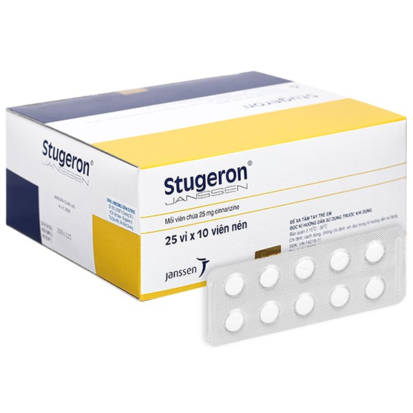 Stugeron 25mg Thuốc Biệt Dược: Công Dụng, Liều Dùng và Lưu Ý Khi Sử Dụng