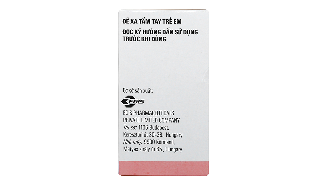 Piracetam-Egis 1200mg trị chóng mặt, giật rung cơ
