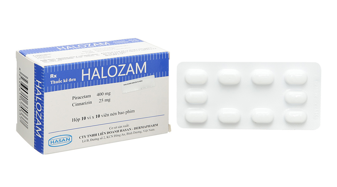 Halozam trị đau nửa đầu, rối loạn trí nhớ