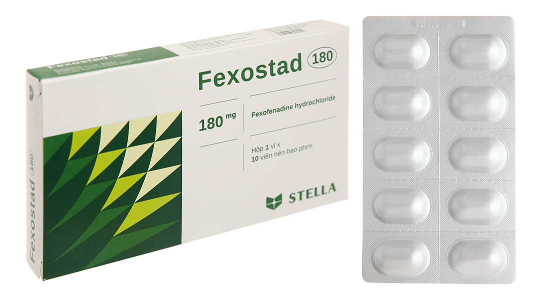 Fexostad 180 trị viêm mũi dị ứng, mày đay