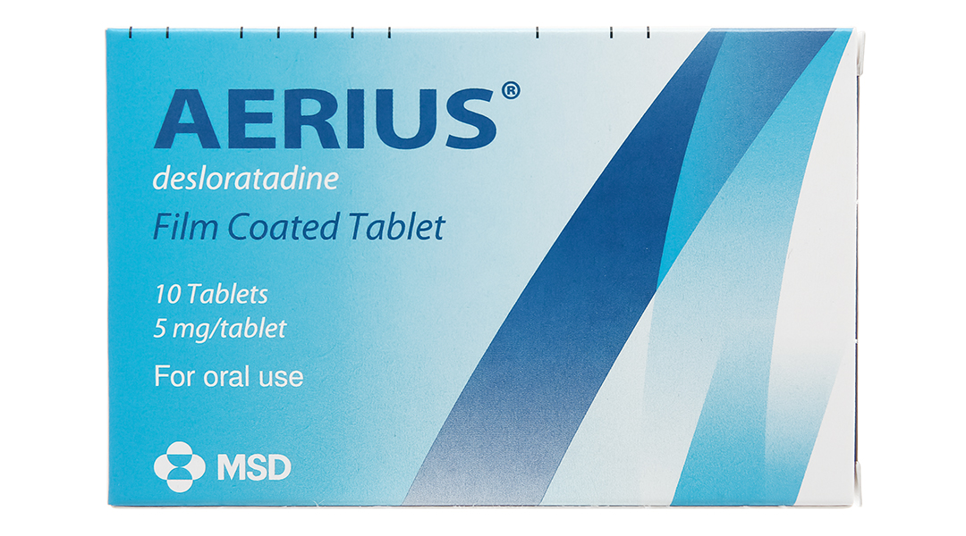 Thuốc chống dị ứng Aerius 5mg
