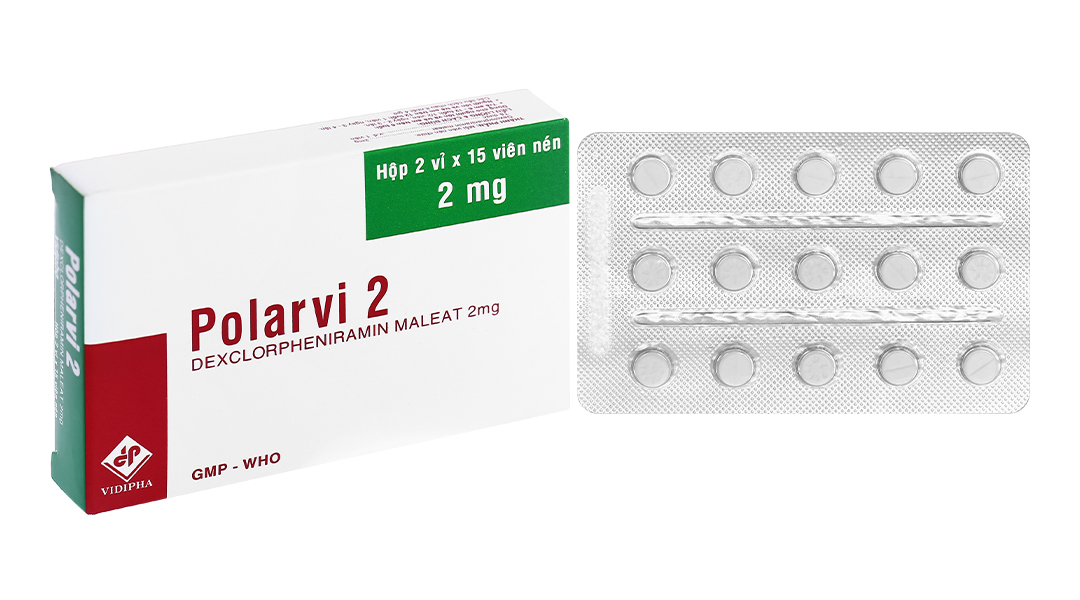 Polarvi 2 trị viêm mũi dị ứng, mày đay