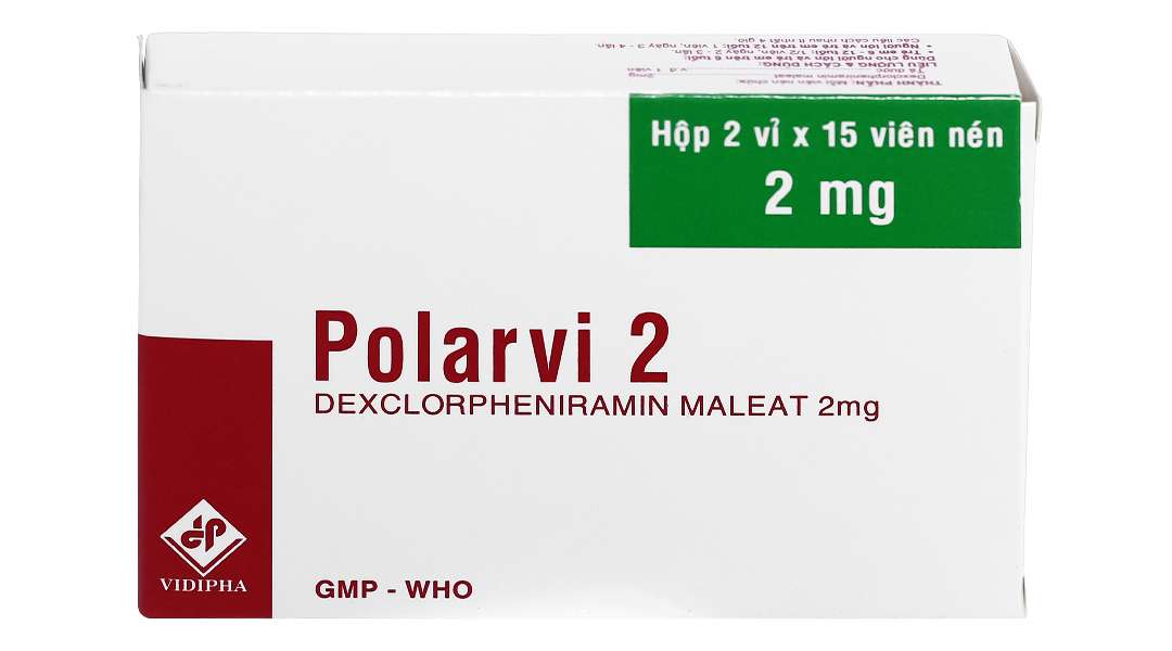 Polarvi 2 trị viêm mũi dị ứng, mày đay