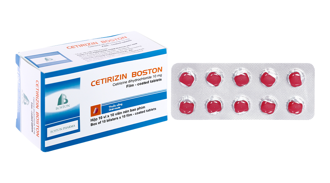 Thông Tin Chi Tiết Về Thuốc Cetirizin Boston