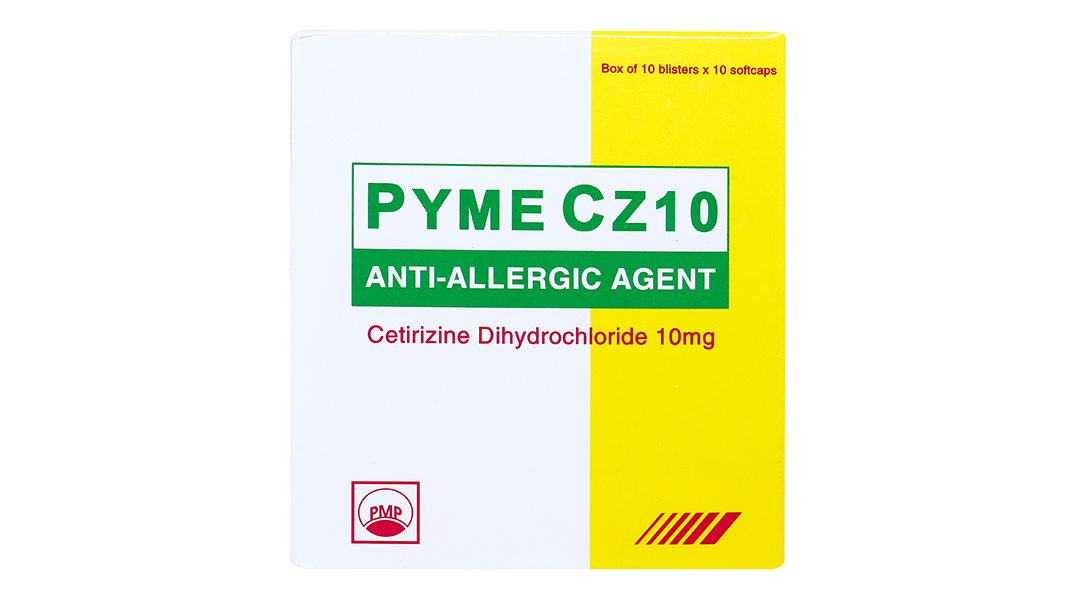Pyme CZ10 trị viêm mũi dị ứng, mày đay