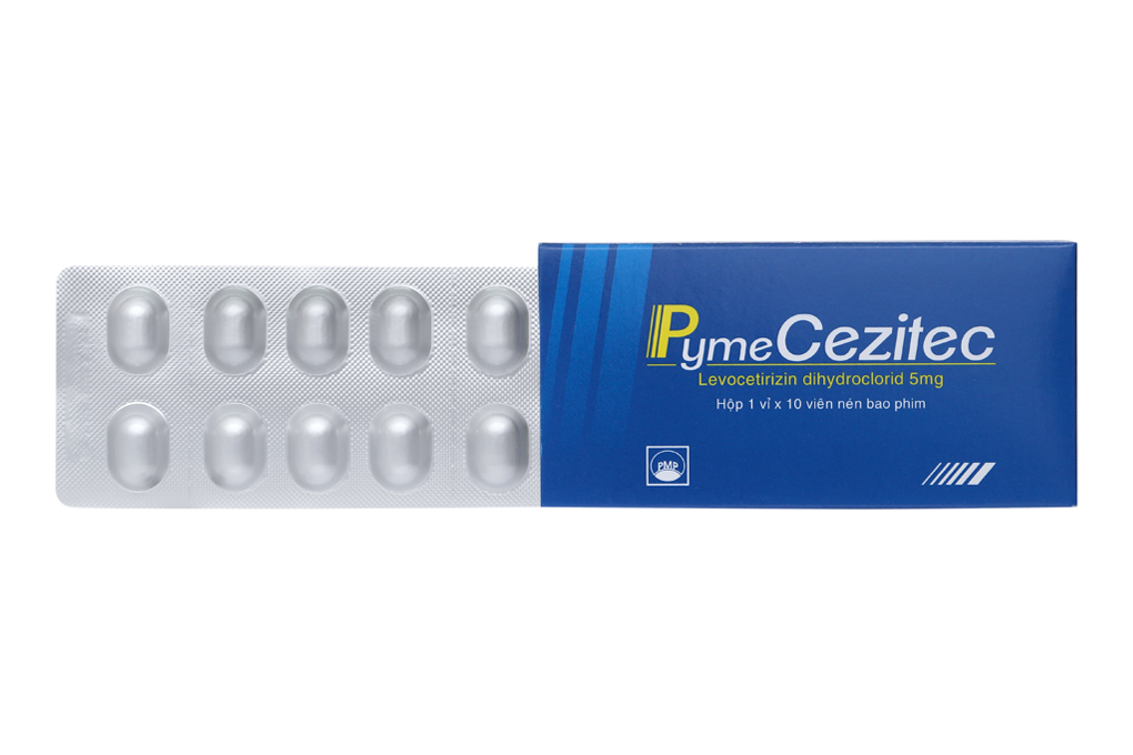 PymeCezitec 5mg trị viêm mũi dị ứng, mày đay