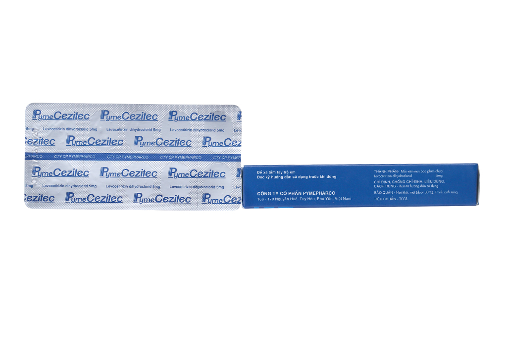 PymeCezitec 5mg trị viêm mũi dị ứng, mày đay