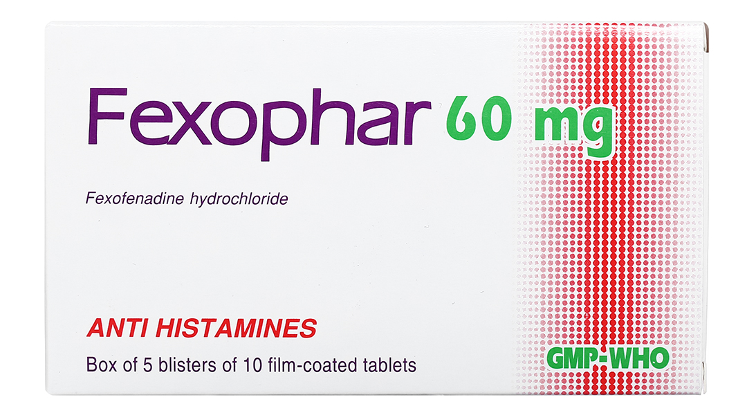 Thuốc Fexophar 60mg hộp 50 viên