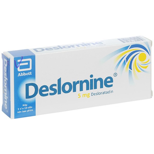 Deslornine 5mg làm giảm các triệu chứng của viêm mũi dị ứng, mày đay