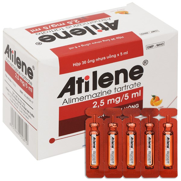 Thuốc Atilene 2.5mg/5ml trị viêm mũi, dị ứng - 02/2025 ...