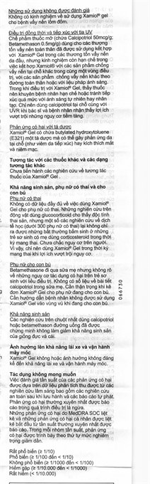 Gel bôi Xamiol trị vảy nến chai 15g - 10