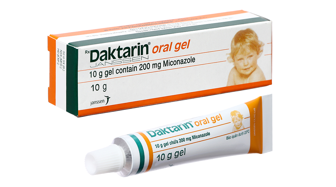 Gel trị nấm miệng, họng Daktarin Oral tuýp 10g-Nhà thuốc An Khang