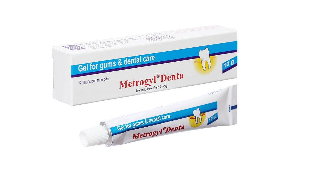 Gel bôi Metrogyl Denta trị viêm nướu, lở miệng