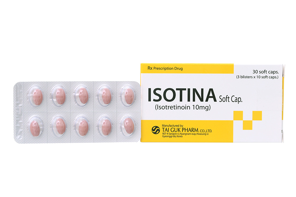Isotina Soft Cap trị mụn trứng cá (3 vỉ x 10 viên) -  02/2023|Nhathuocankhang.com