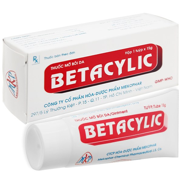 Thuốc mỡ Betacylic làm giảm các biểu hiện viêm trên da