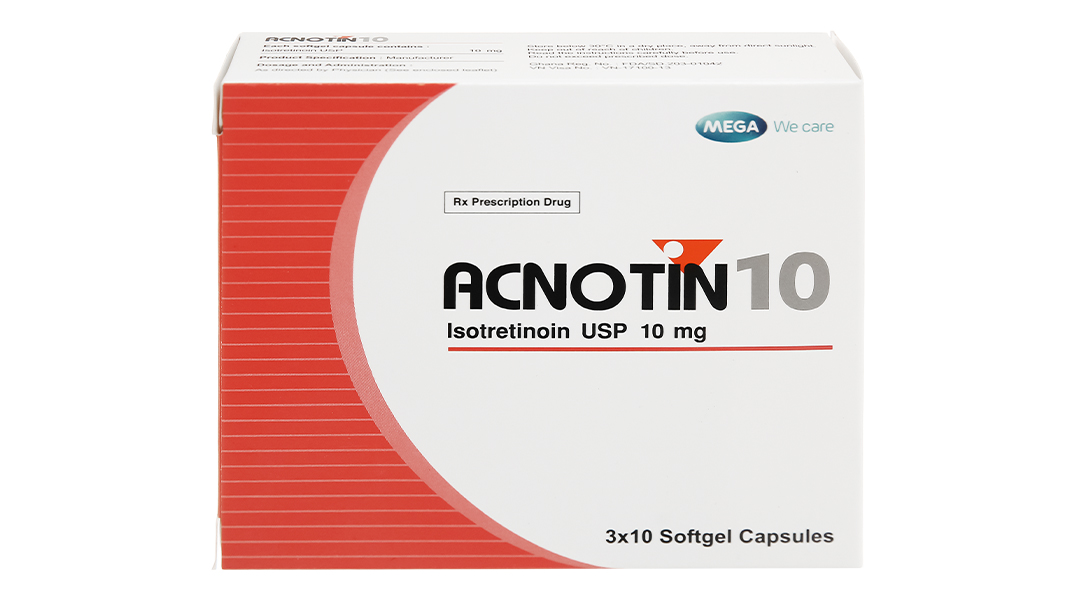 Thuốc Acnotin được dùng để điều trị loại mụn nào?

